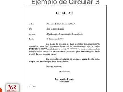 circular 1